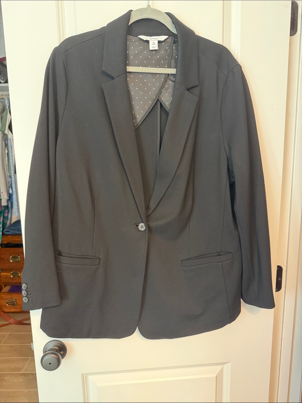 Old Navy Black Single-Button Women’s Blazer
